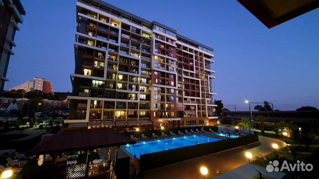 

Квартира-студия, 32 м², 2 кровати