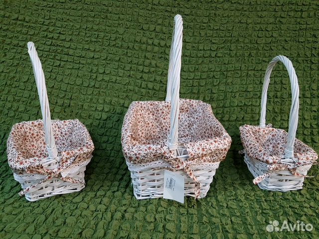 Корзинки плетеные из ивы
