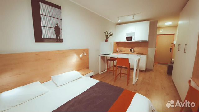 

Квартира-студия, 28 м², 3 кровати