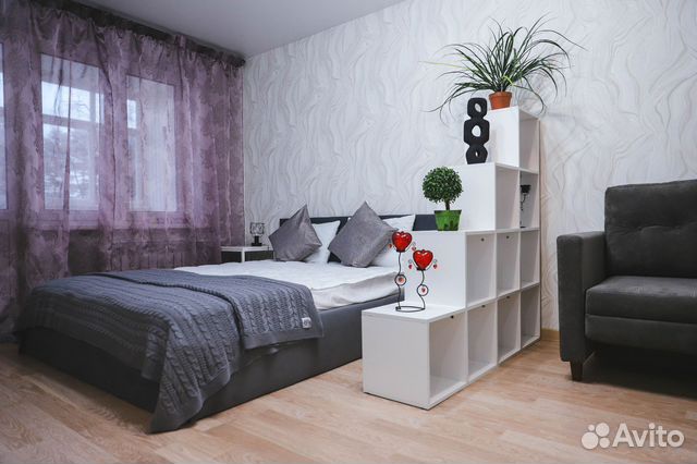 

1-к. квартира, 40 м², 2 кровати