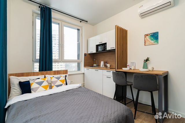 

Квартира-студия, 17 м², 1 кровать