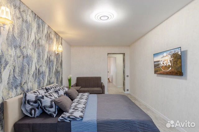 

1-к. квартира, 38 м², 2 кровати