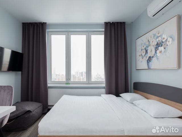 

Квартира-студия, 30 м², 1 кровать