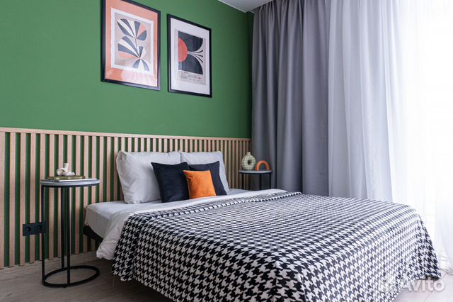 

Квартира-студия, 33 м², 2 кровати