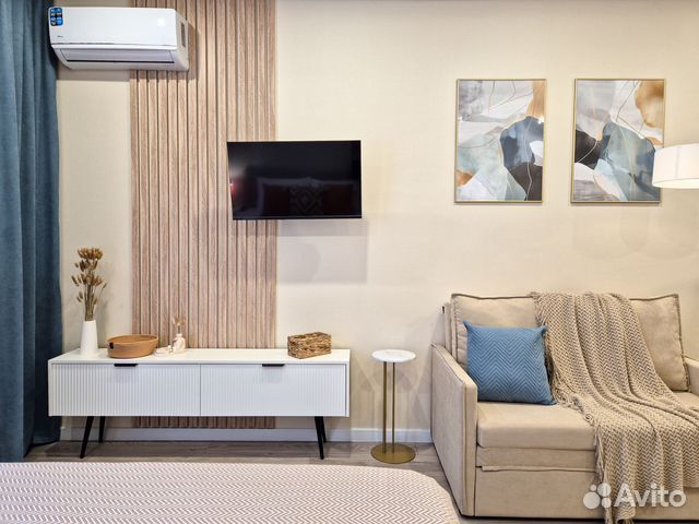 

Квартира-студия, 27 м², 2 кровати