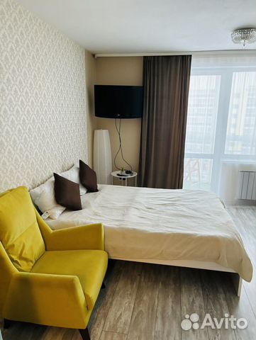 

Квартира-студия, 30 м², 2 кровати