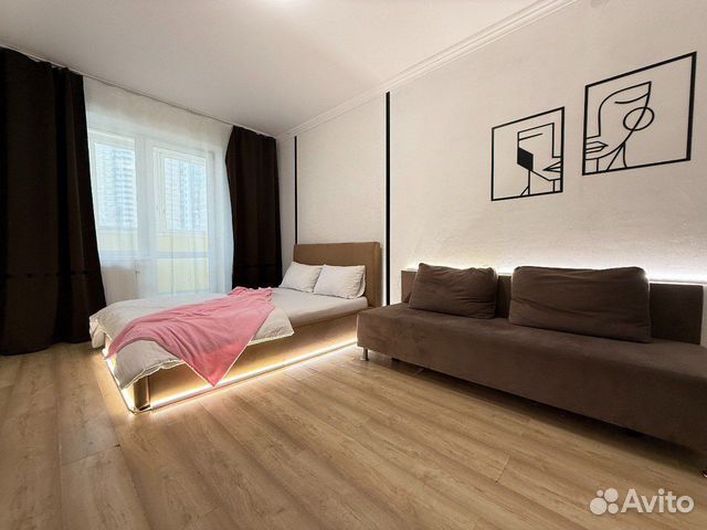 

1-к. квартира, 41 м², 2 кровати