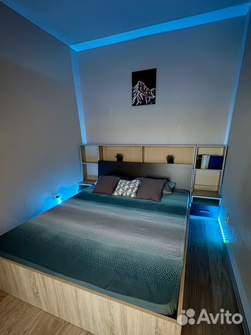 

1-к. квартира, 40 м², 2 кровати