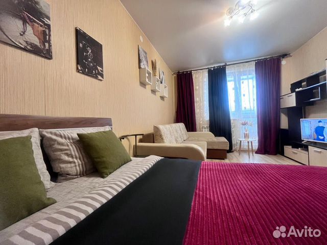 

1-к. квартира, 35 м², 2 кровати