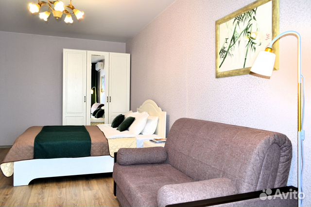 

1-к. квартира, 43 м², 2 кровати