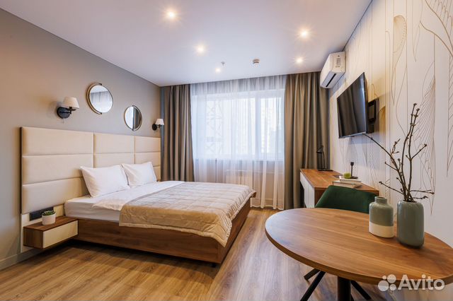 

Квартира-студия в апарт-отеле, 21 м², 2 кровати