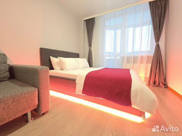 

1-к. квартира, 42 м², 2 кровати