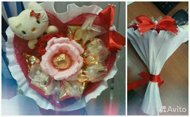 Букеты/Корзины из игрушек, конфет, фруктов Букеты/Корзины из игрушек, конфет, фруктов