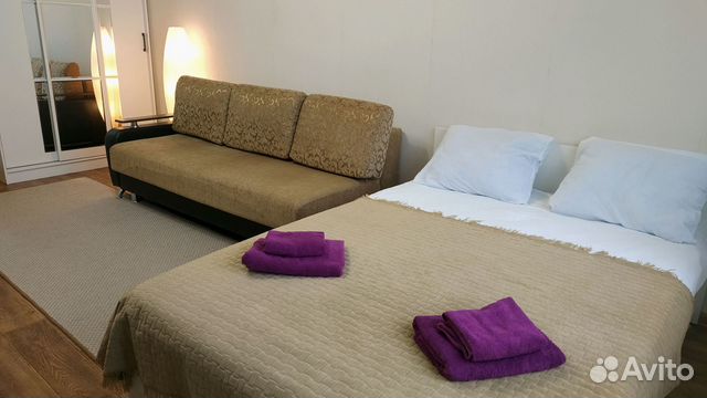 

1-к. квартира, 38 м², 2 кровати