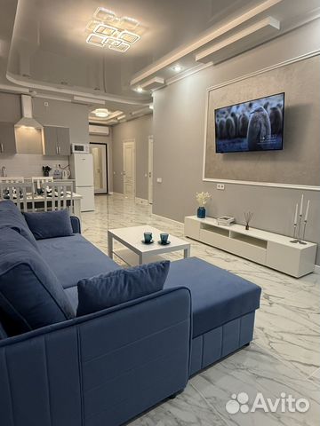 

1-к. квартира, 57 м², 2 кровати