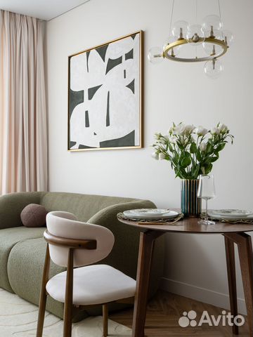 

1-к. квартира, 43,5 м², 1 кровать