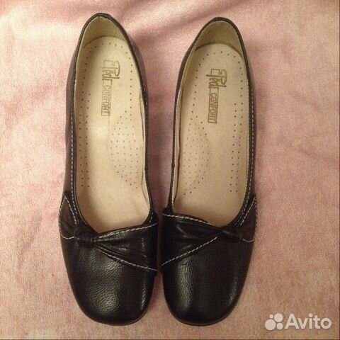 Новые кожаные туфли
