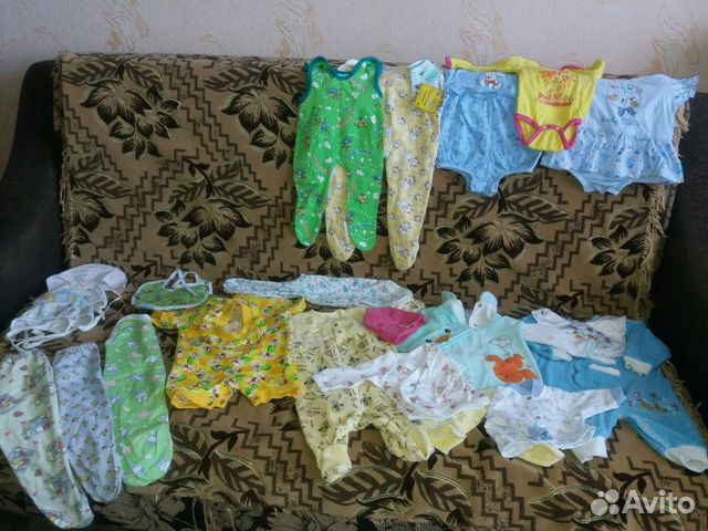 Вещи на малыша пакетом Вещи на малыша пакетом
