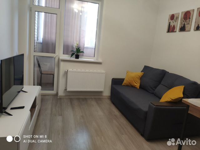 

1-к. квартира, 34 м², 2 кровати