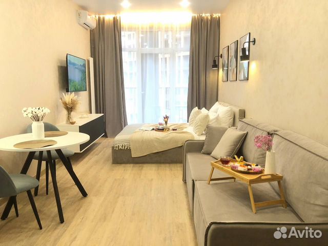 

Квартира-студия, 29 м², 2 кровати
