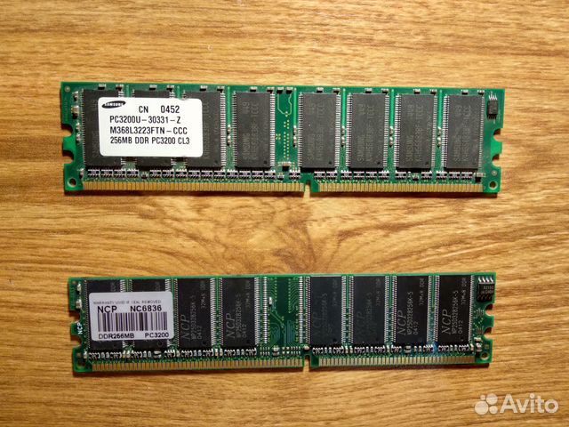 Память DDR 256 Mb, PC3200