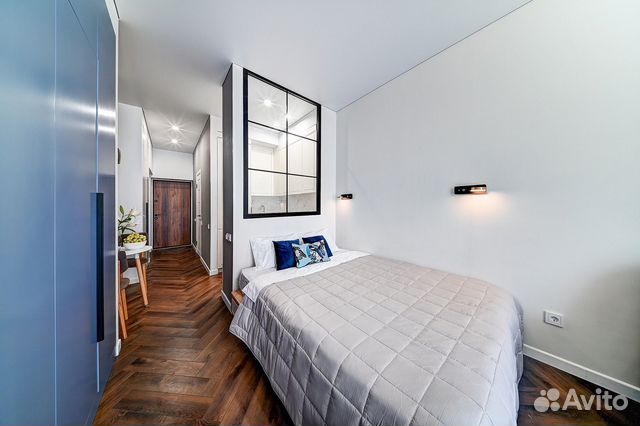 

Квартира-студия, 27 м², 2 кровати