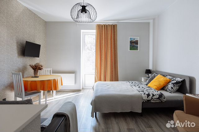 

1-к. квартира, 40 м², 2 кровати