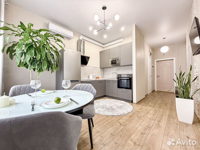 

1-к. квартира, 45 м², 2 кровати