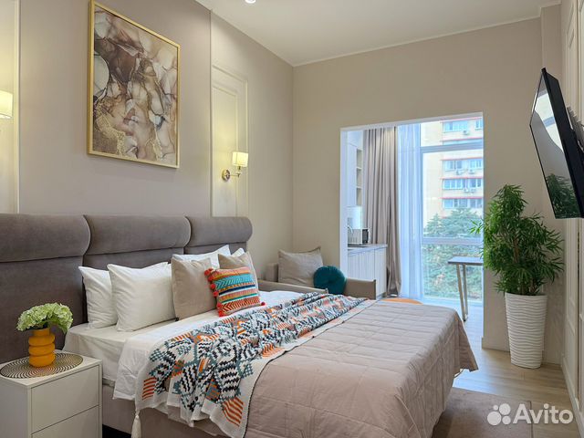 

Квартира-студия в апарт-отеле, 28 м², 2 кровати