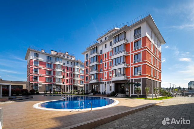 

3-к. квартира в апарт-отеле, 50 м², 3 кровати