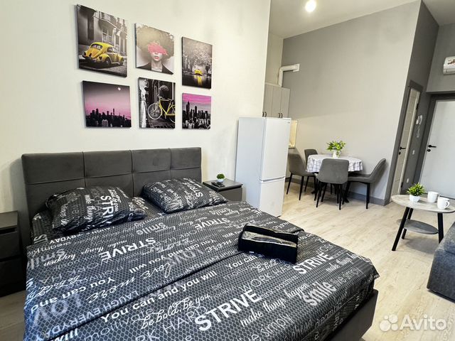 

Квартира-студия, 28 м², 2 кровати