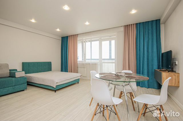 

Квартира-студия, 30 м², 2 кровати