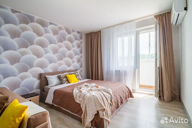 

1-к. квартира, 46 м², 3 кровати