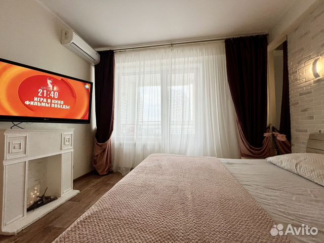 

Квартира-студия, 35 м², 2 кровати