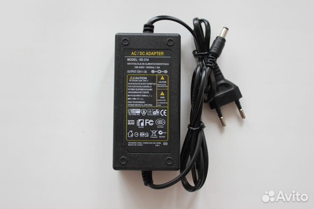 Блок питания 12в 2А, 3А, 4А,5A, 6А, 8А 100Вт(Новый