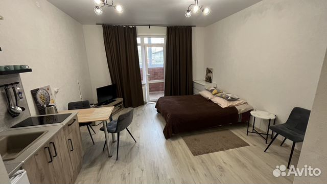 

Квартира-студия, 40 м², 1 кровать
