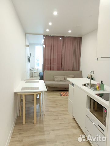 

Квартира-студия, 33 м², 2 кровати