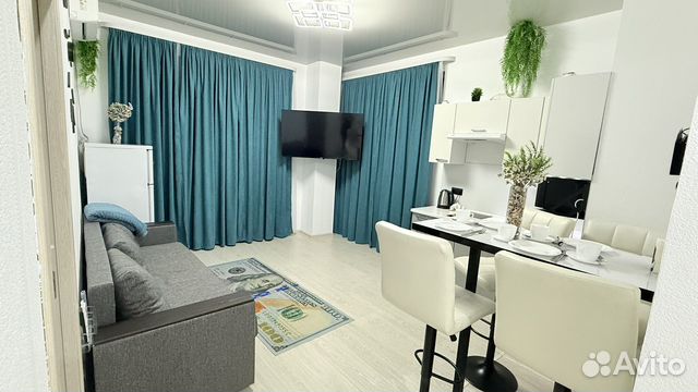

1-к. квартира, 45 м², 2 кровати