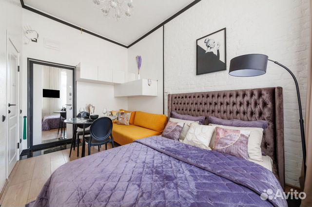 

Квартира-студия, 18 м², 2 кровати
