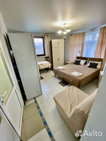 

Квартира-студия, 14 м², 2 кровати