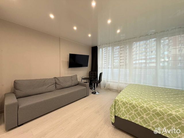 

Квартира-студия, 35 м², 2 кровати