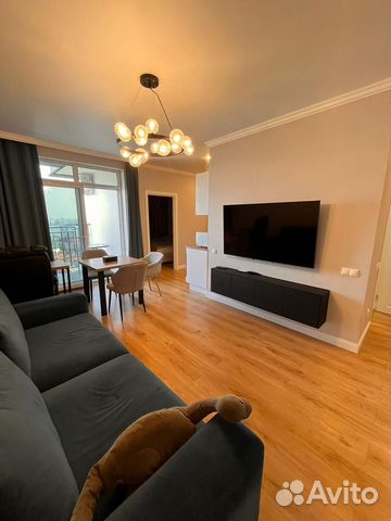 

1-к. квартира, 44 м², 4 кровати