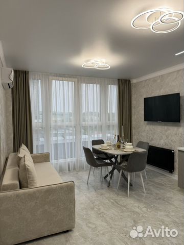 

1-к. квартира, 45 м², 2 кровати