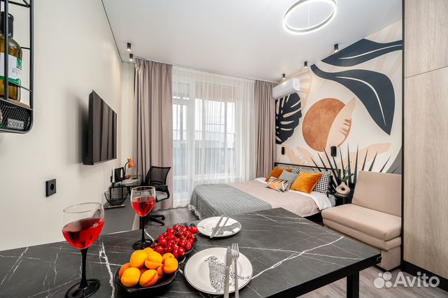 

Квартира-студия, 25 м², 2 кровати