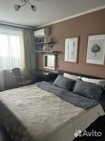 

1-к. квартира, 54 м², 2 кровати
