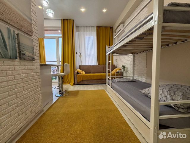 

Квартира-студия, 24 м², 2 кровати