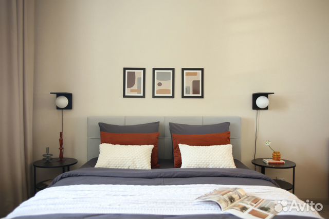 

1-к. квартира, 46 м², 2 кровати