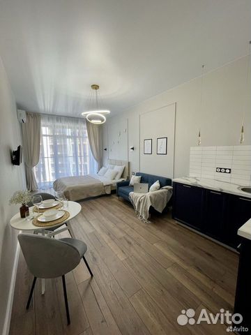 

Квартира-студия, 30 м², 2 кровати