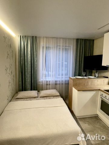 

Квартира-студия, 17 м², 1 кровать