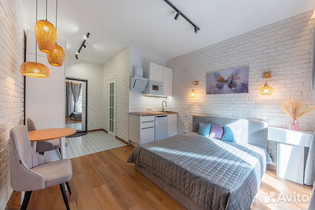 

Квартира-студия, 25 м², 1 кровать